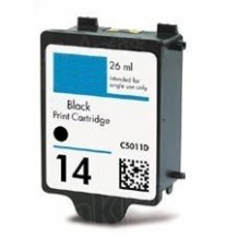HP 14 (C5011D) Zwart inktcartridge (huismerk)